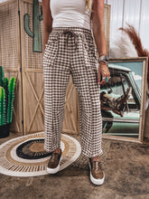 Load image into Gallery viewer, Bindi Barrel Pants (Plaid)