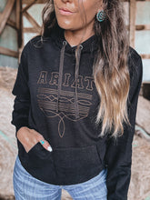 Load image into Gallery viewer, Ariat Booted Logo Hoodie (Black)