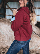 Load image into Gallery viewer, Ariat Stitched Full Zip Hoodie