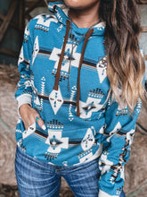 Load image into Gallery viewer, Ariat Logo 2.0 Hoodie (Agave Southwest)