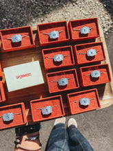 Load image into Gallery viewer, Belt Buckle Initial Necklace