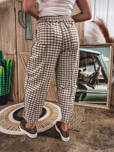 Load image into Gallery viewer, Bindi Barrel Pants (Plaid)