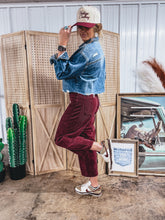 Load image into Gallery viewer, Cabernet Cowgirl Barrel Jean