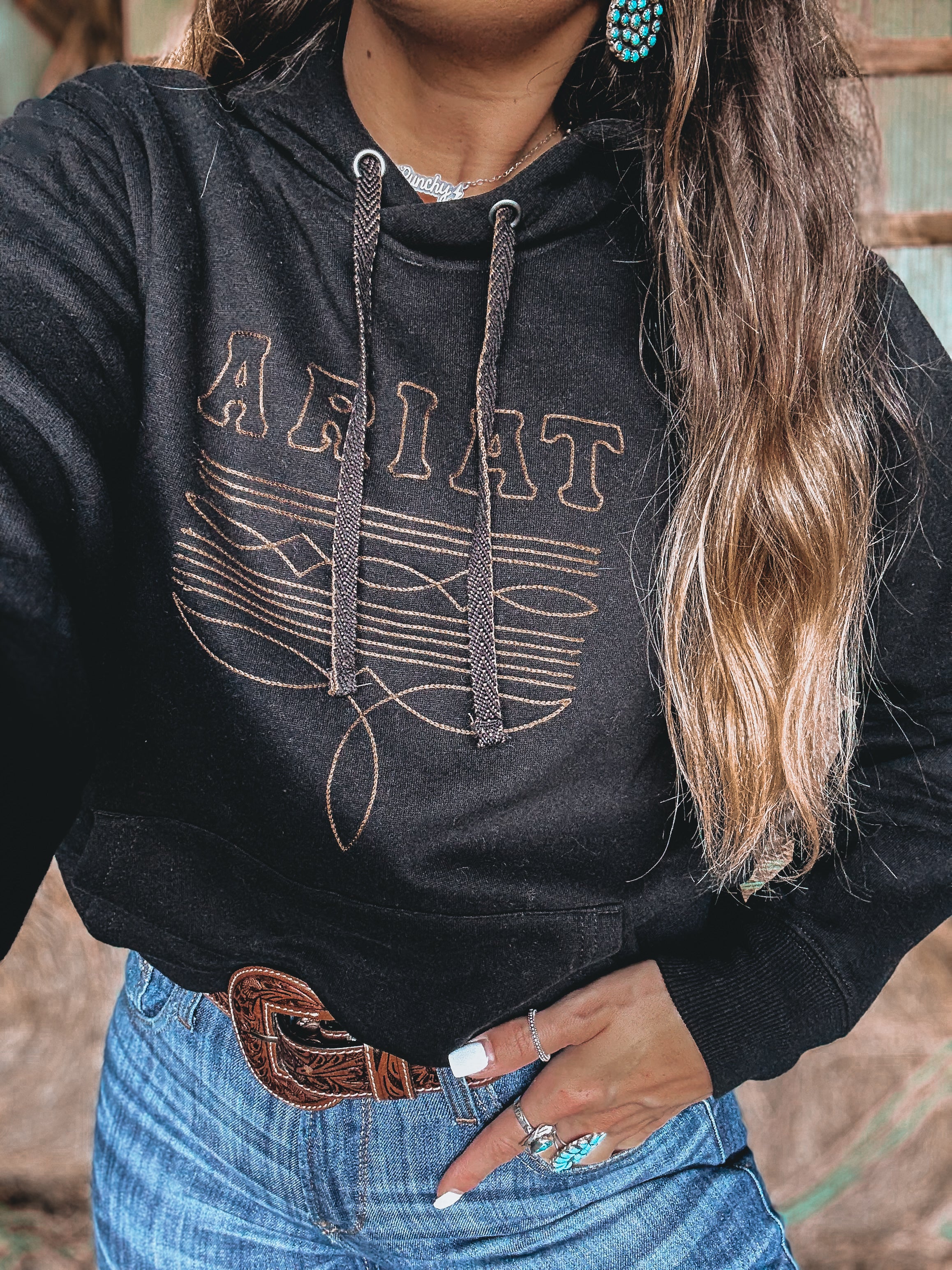 Ariat Women's Stylish Booted Hoodie main image 1