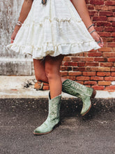 Load image into Gallery viewer, Ariat Jukebox Boot (Soft Olive Suede)