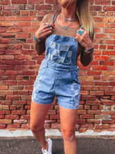 Load image into Gallery viewer, Denim Checks Overalls
