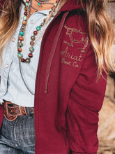 Load image into Gallery viewer, Ariat Stitched Full Zip Hoodie