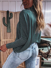 Load image into Gallery viewer, Tatum Top (Teal/White)