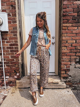 Load image into Gallery viewer, Bindi Barrel Pants (Leopard)