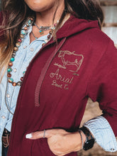 Load image into Gallery viewer, Ariat Stitched Full Zip Hoodie