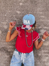 Load image into Gallery viewer, Kambrie Top (Red)