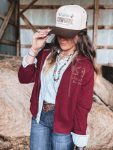 Load image into Gallery viewer, Ariat Stitched Full Zip Hoodie