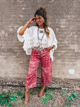 Load image into Gallery viewer, Darby Barrel Jean (Berry)