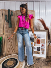 Load image into Gallery viewer, Kambrie Top (Hot Pink)