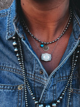 Load image into Gallery viewer, Belt Buckle Initial Necklace
