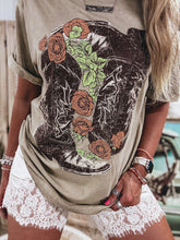 Load image into Gallery viewer, Floral Boots Tee
