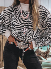 Load image into Gallery viewer, Earn Your Stripes Mockneck (Black)
