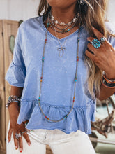 Load image into Gallery viewer, Nellie Top (Sky Blue)
