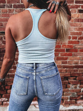Load image into Gallery viewer, Carlee Crop (Baby Blue)
