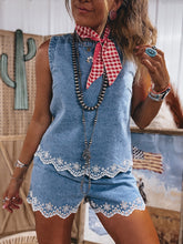 Load image into Gallery viewer, Blue Jean Baby Set
