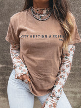 Load image into Gallery viewer, Busy Getting Coffee Tee
