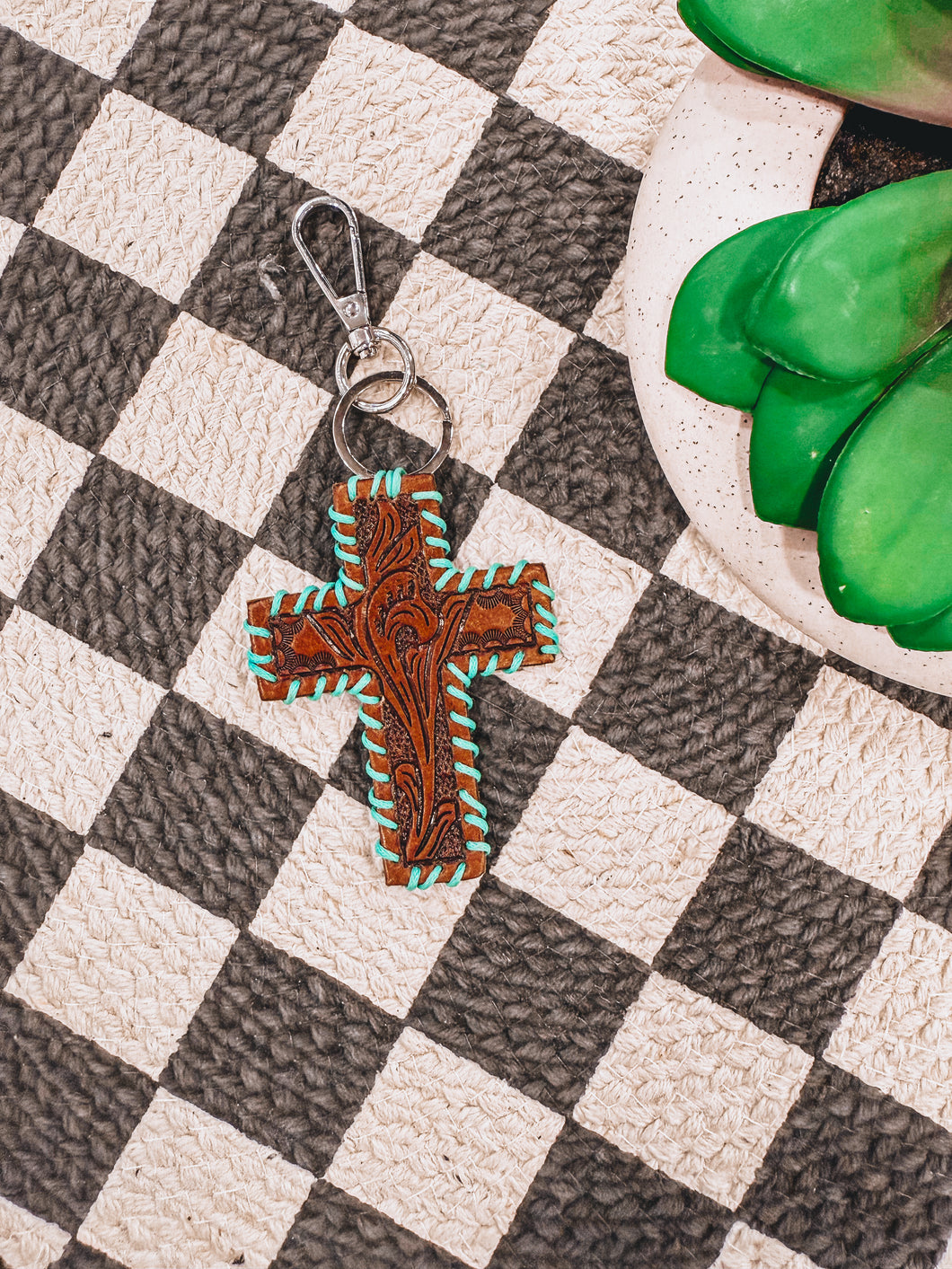 Faith Over Fear Keychain