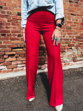 Load image into Gallery viewer, Classy Cowgirl Trouser (Red)
