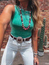 Load image into Gallery viewer, Tansy Tank (Vintage Green)
