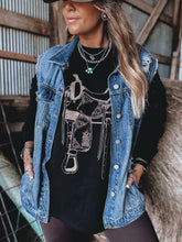 Load image into Gallery viewer, Ariat Canvas Oversized Tee (Black)
