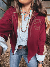 Load image into Gallery viewer, Ariat Stitched Full Zip Hoodie
