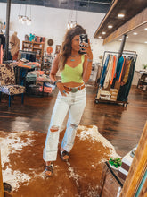 Load image into Gallery viewer, Jackie Cropped Tank (Lime)
