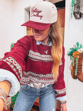 Load image into Gallery viewer, Old Love Pullover (Maroon)
