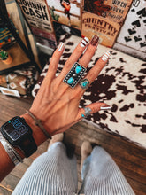 Load image into Gallery viewer, Cactus Wrap Ring (Turquoise)
