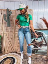 Load image into Gallery viewer, Kelly Cropped Tee (Green)
