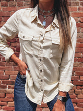 Load image into Gallery viewer, Lucy Button Up (Butter Yellow)

