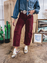 Load image into Gallery viewer, Cabernet Cowgirl Barrel Jean
