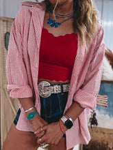 Load image into Gallery viewer, Jenny Button Up (Red)
