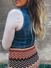 Load image into Gallery viewer, Collins Denim Vest (Dark)
