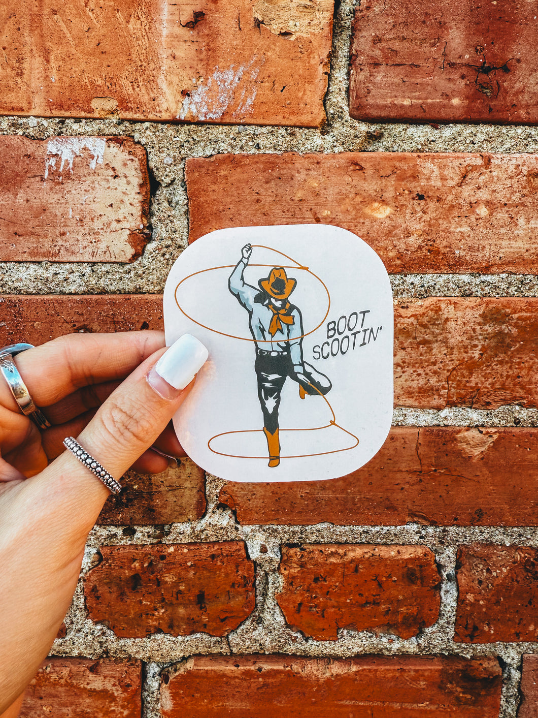 Boot Scootin' Sticker