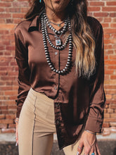 Load image into Gallery viewer, Winnie Button Up (Brown)
