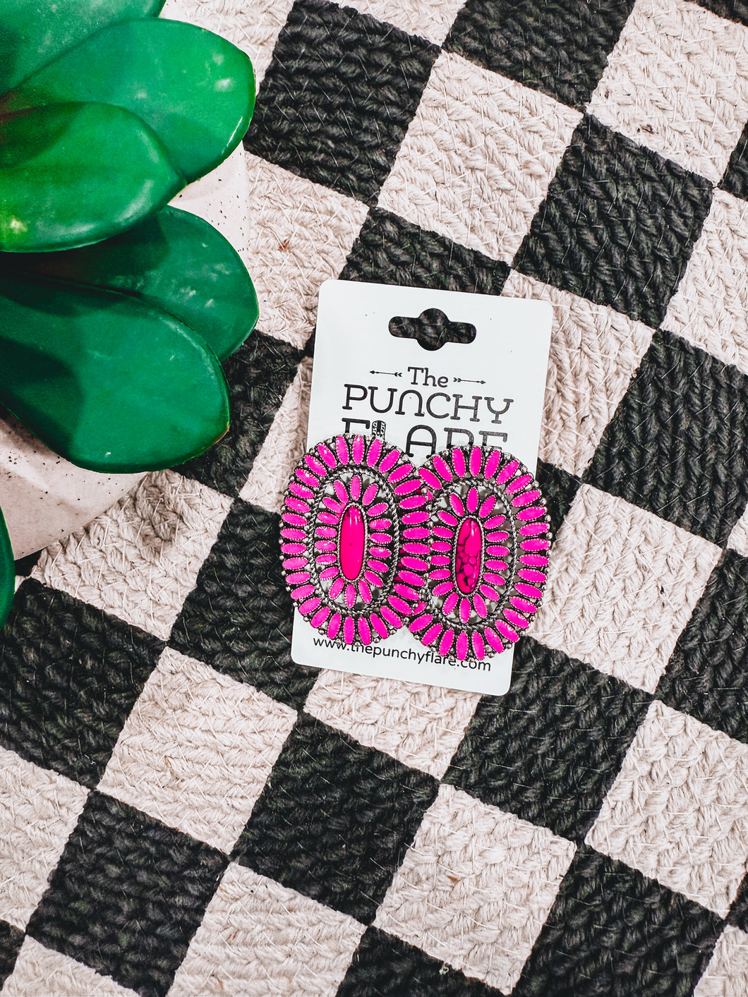 Evelyn Earrings (Pink)