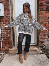 Load image into Gallery viewer, Earn Your Stripes Mockneck (Black)
