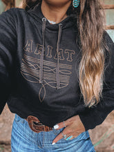 Load image into Gallery viewer, Ariat Booted Logo Hoodie (Black)
