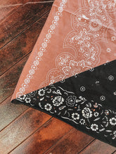 Load image into Gallery viewer, Baylor Bandanna (Blush/Black)
