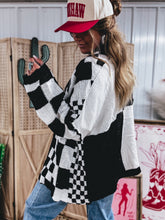 Load image into Gallery viewer, Checkered Past Cardigan
