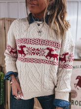 Load image into Gallery viewer, Vintage Reindeer Sweater
