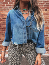 Load image into Gallery viewer, Buster Denim Top
