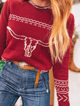 Load image into Gallery viewer, Radley Sweater (Crimson)
