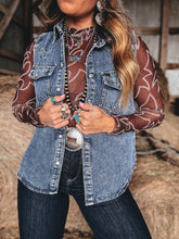 Load image into Gallery viewer, Dierks Denim Vest
