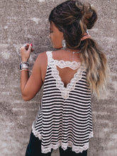 Load image into Gallery viewer, Sophie Tank (Black/Cream)
